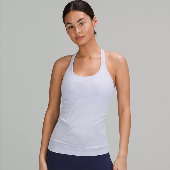 NWT Lululemon Ebb to Street Tank Top PSLB Pastel Blue Size 4/6/10/12 - Picture 5 of 9